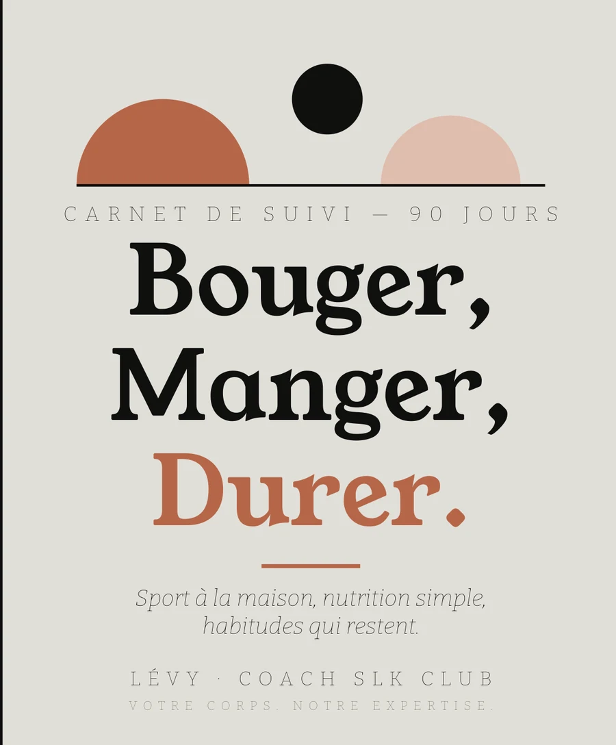 Couverture du carnet Bouger, Manger, Durer